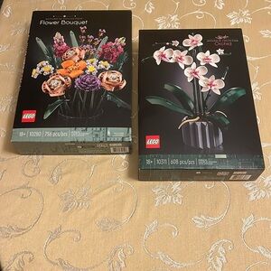 Bundle of Lego Floral Building Sets